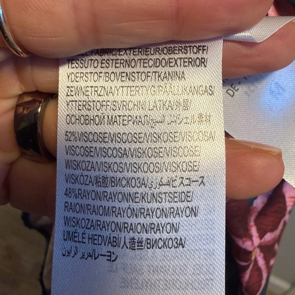 FARM Rio Forest Floral V-Neck Maxi Dress in Teal and Rust - Picture 5 of 7